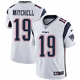 Nike New England Patriots #19 Malcolm Mitchell White NFL Vapor Untouchable Limited Jersey,baseball caps,new era cap wholesale,wholesale hats